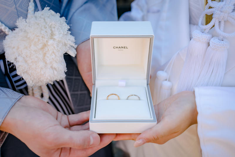 指輪メインのショット！