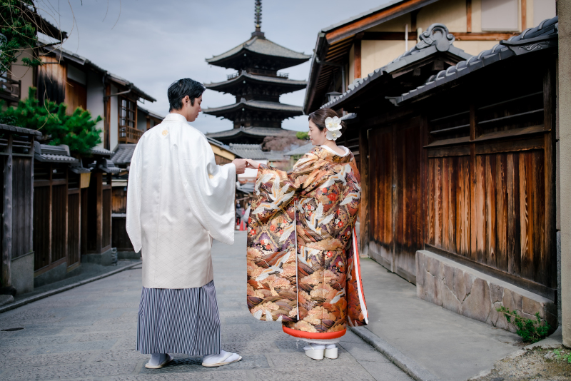 八坂の塔とお二人♪