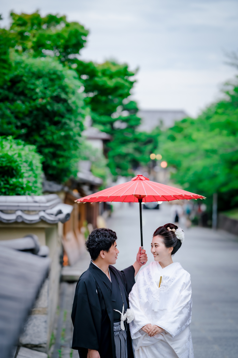 相合傘ショット