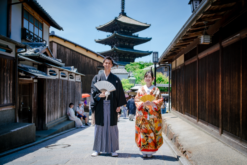 扇子を広げて♪