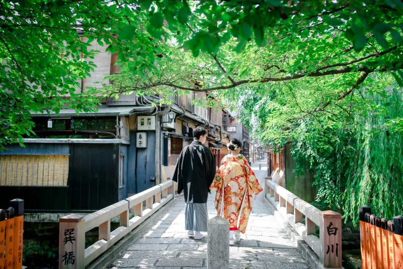 巽橋での後ろ姿！