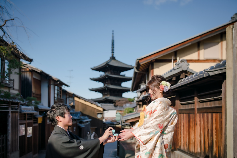 八坂の塔でプロポーズ？！