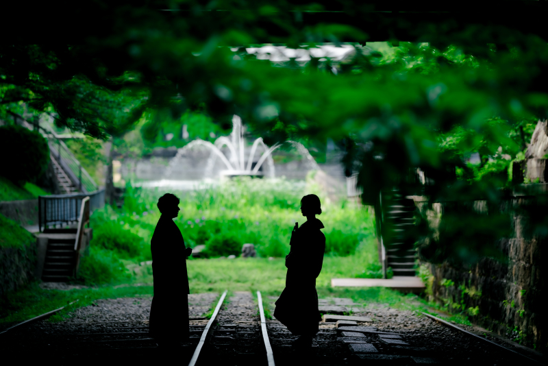 絵画のようなシルエット