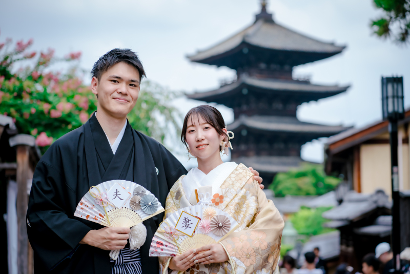 八坂の塔&times;扇子