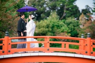 八坂の塔周辺と神泉苑