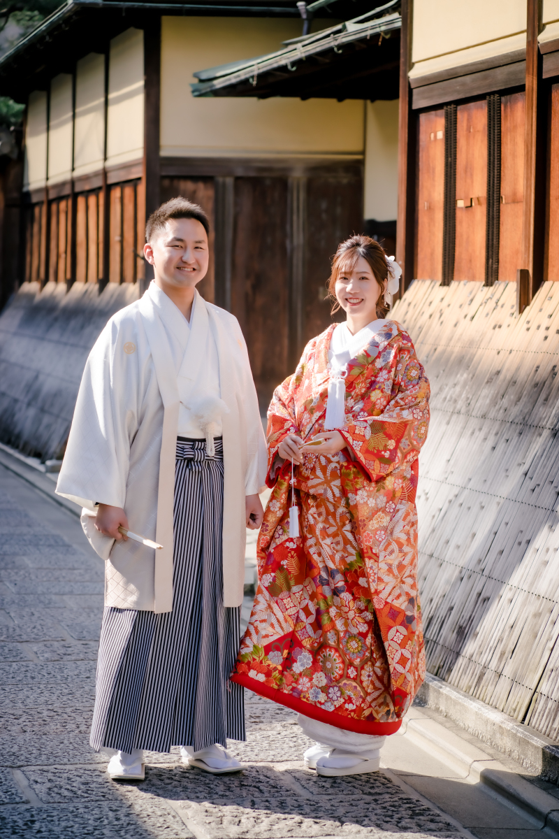 京都らしい街並みで...