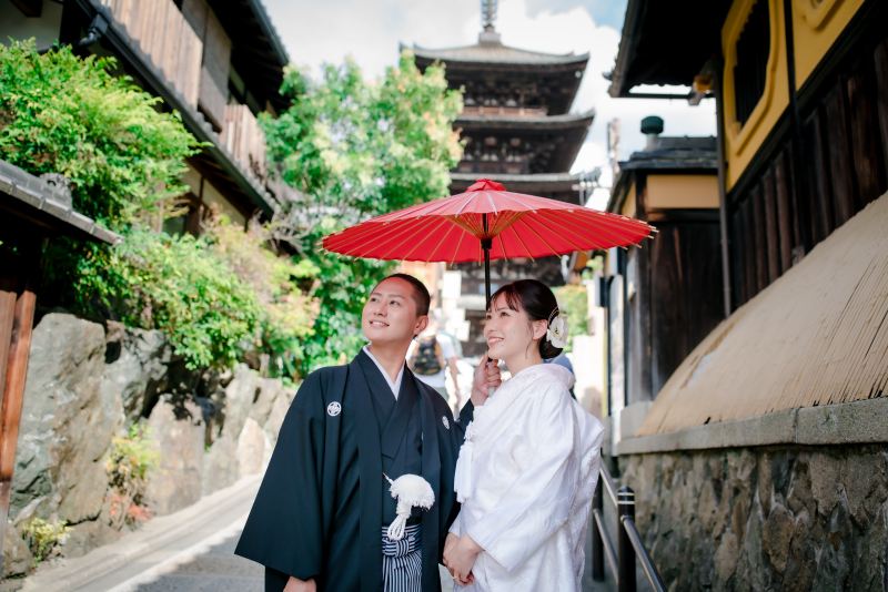 八坂の塔が見えてきました♪