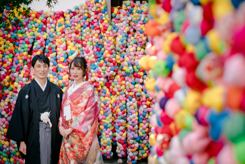 カラフルなくくり猿