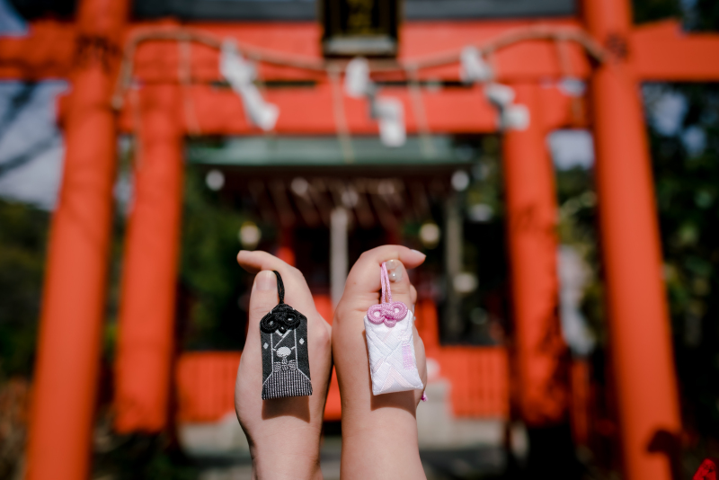 御守りショット♪