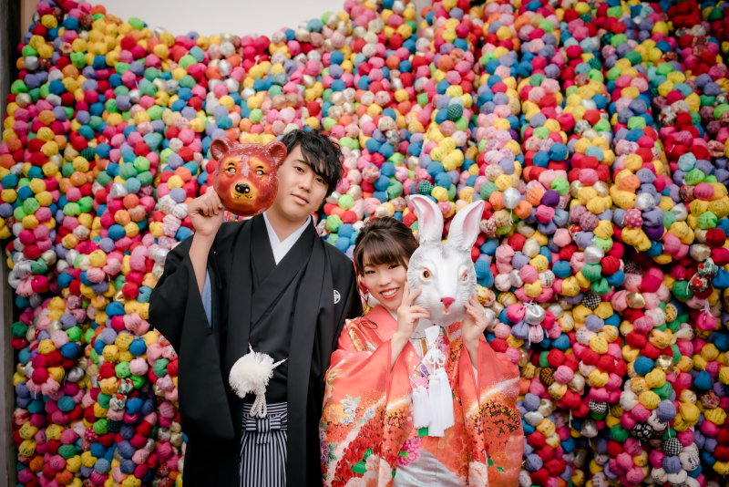 お面グッズをアイテムに！