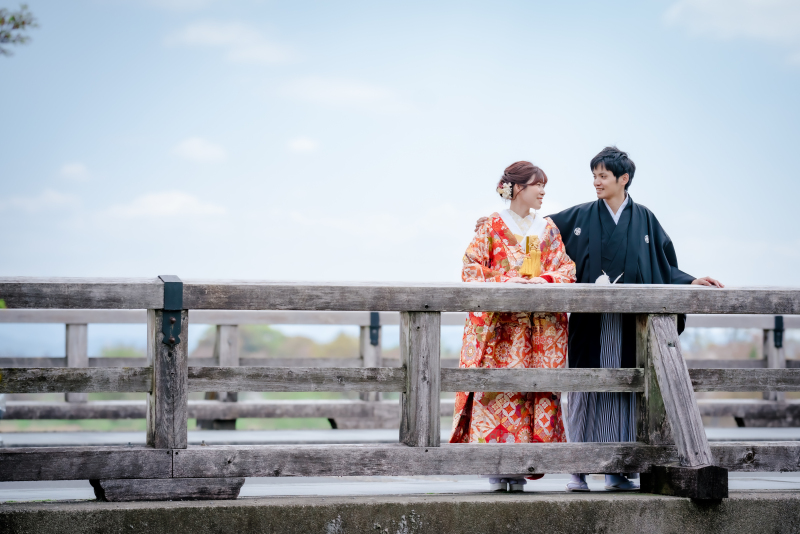 嵐山のシンボル渡月橋！