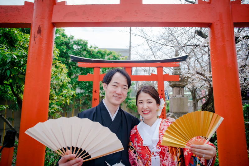 扇子をひろげて