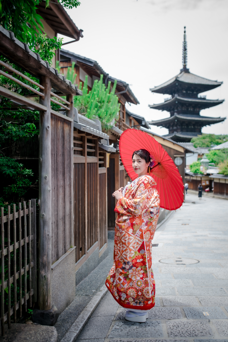 新婦様のソロショット