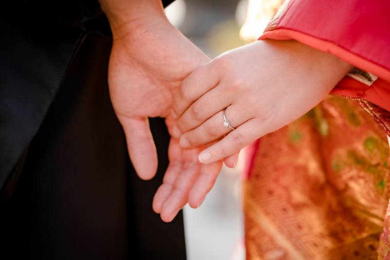 指輪のショットも残したい...