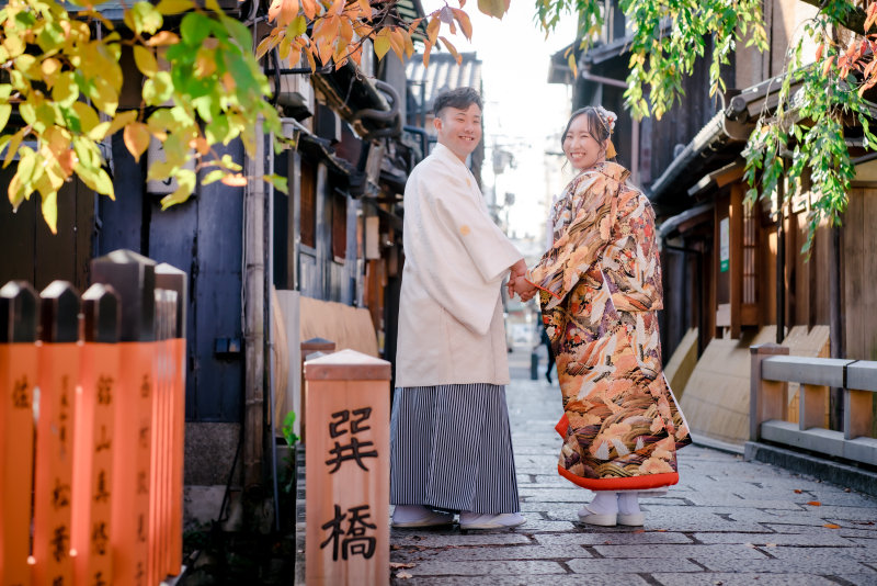 祇園の巽橋からスタート♪