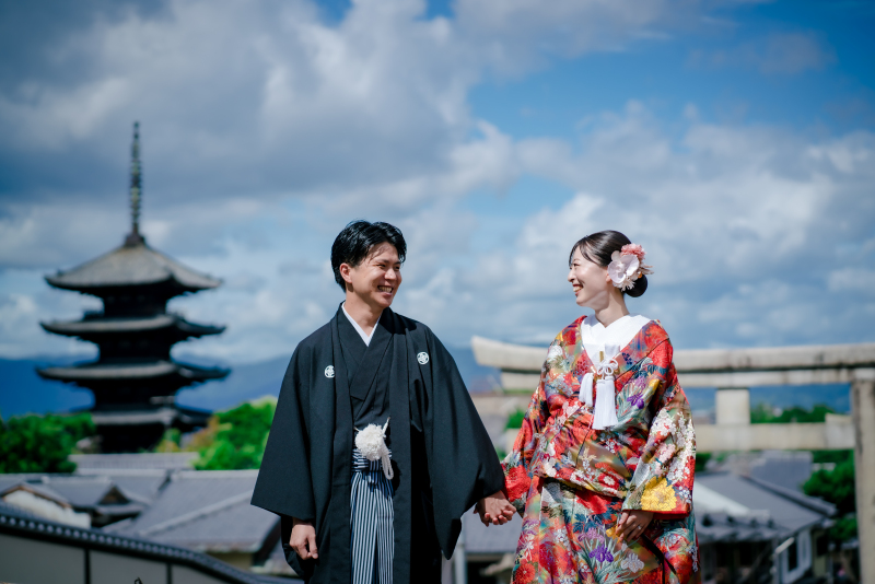 八坂の塔周辺ロケ撮影♪