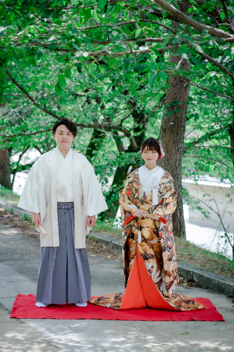 お二人そろってお色直し♪