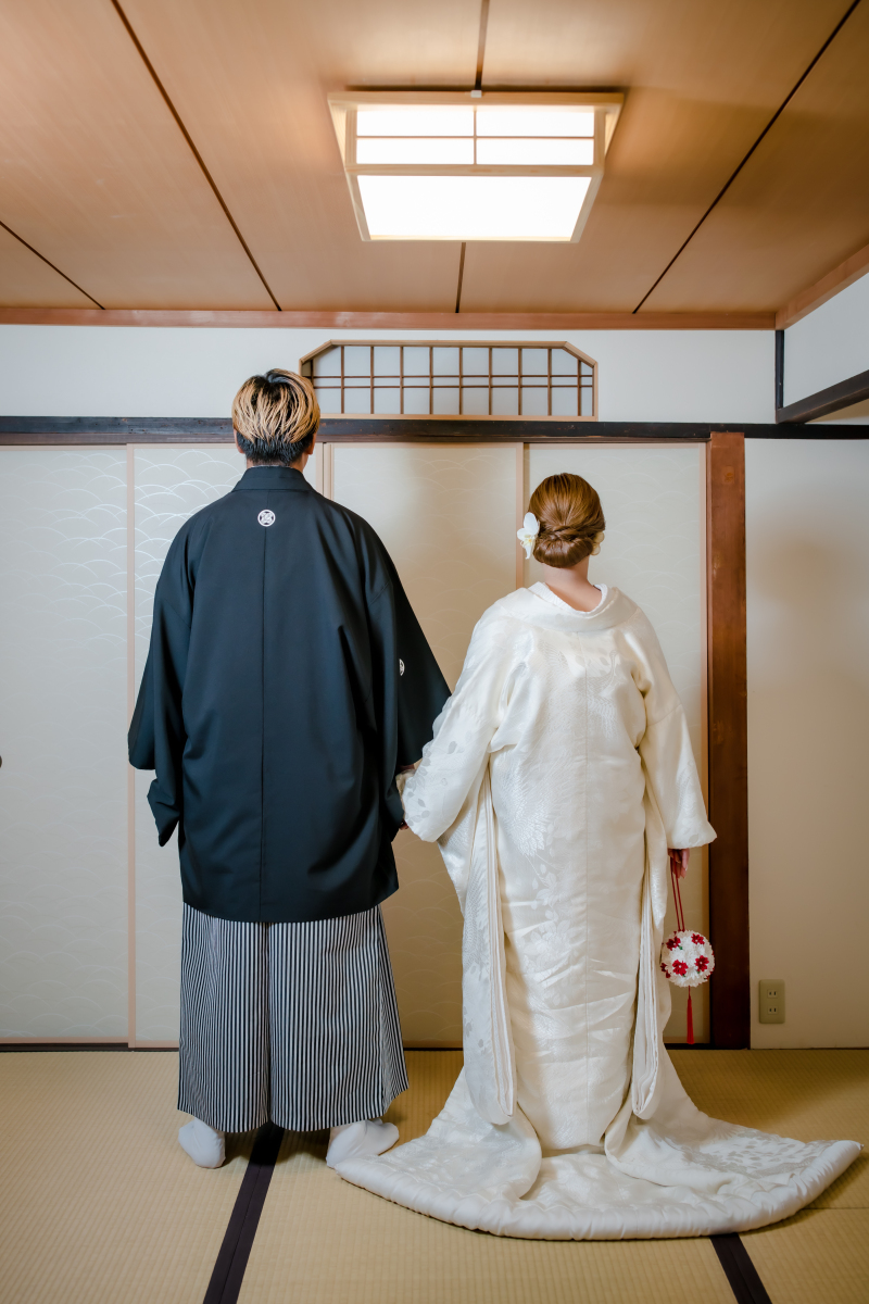 和室で後ろ姿ショット！