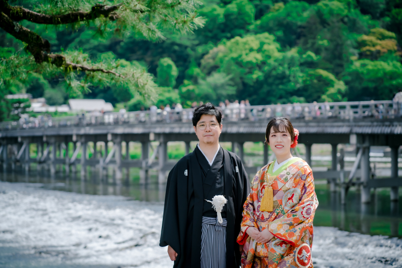 嵐山のシンボル渡月橋！