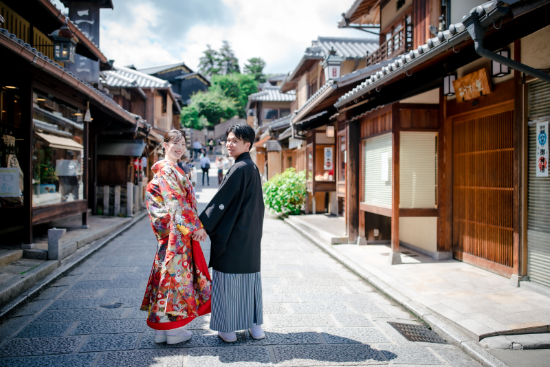 二寧坂での振り向きショット♪