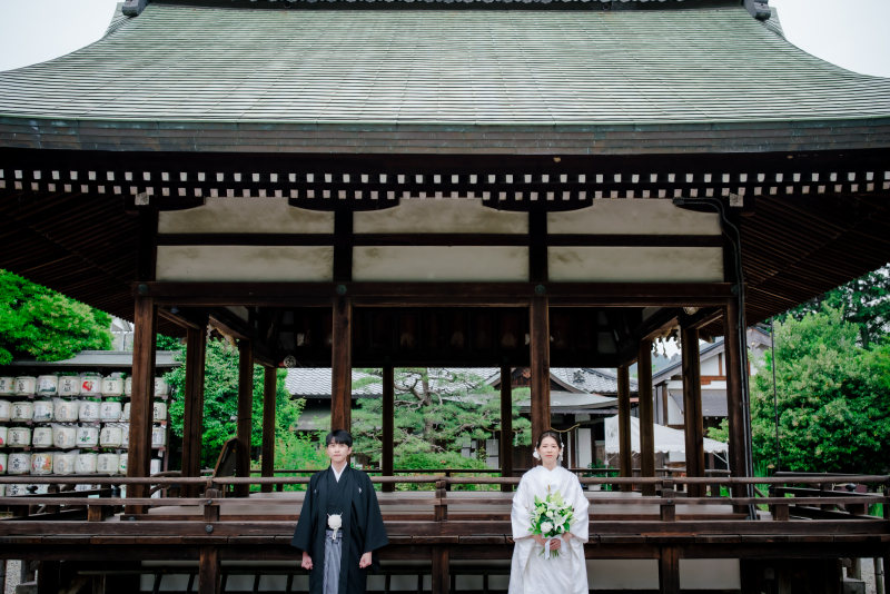 神社仏閣にて...
