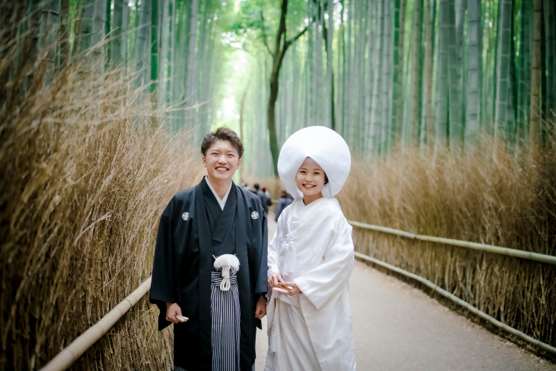 竹林の道からスタート！