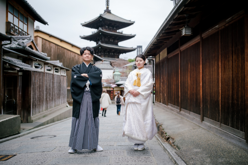 八坂の塔と全身ショット！