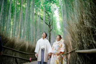 自然を感じる嵐山