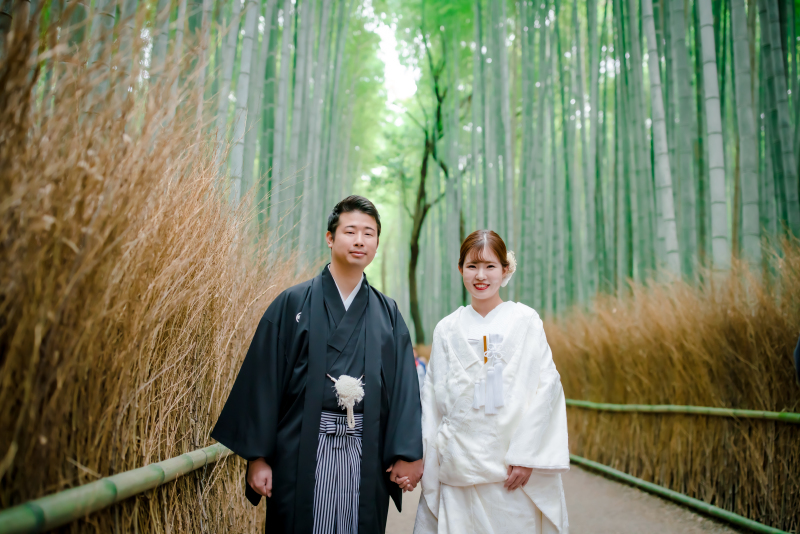 竹林撮影スタート!