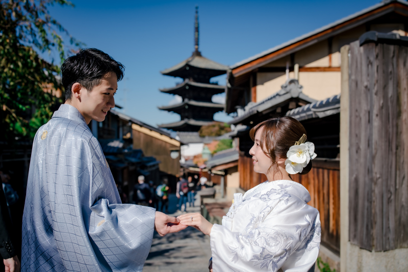 八坂の塔周辺から撮影スタート！