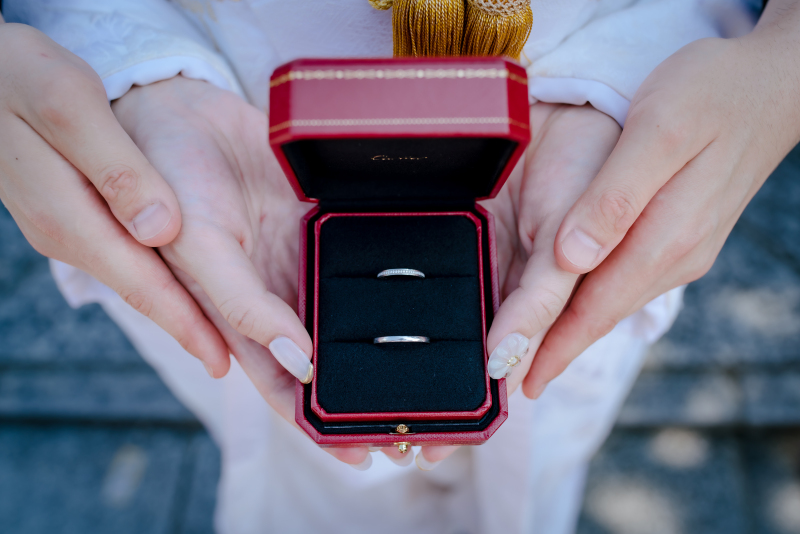 指輪を使ったショット！