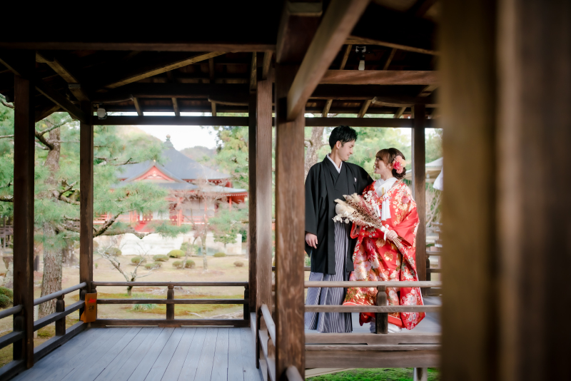 回廊の隙間から♡