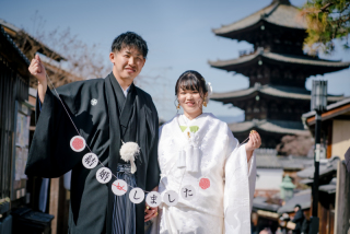 八坂の塔&times;神社仏閣で衣装1点ロケ撮影♪
