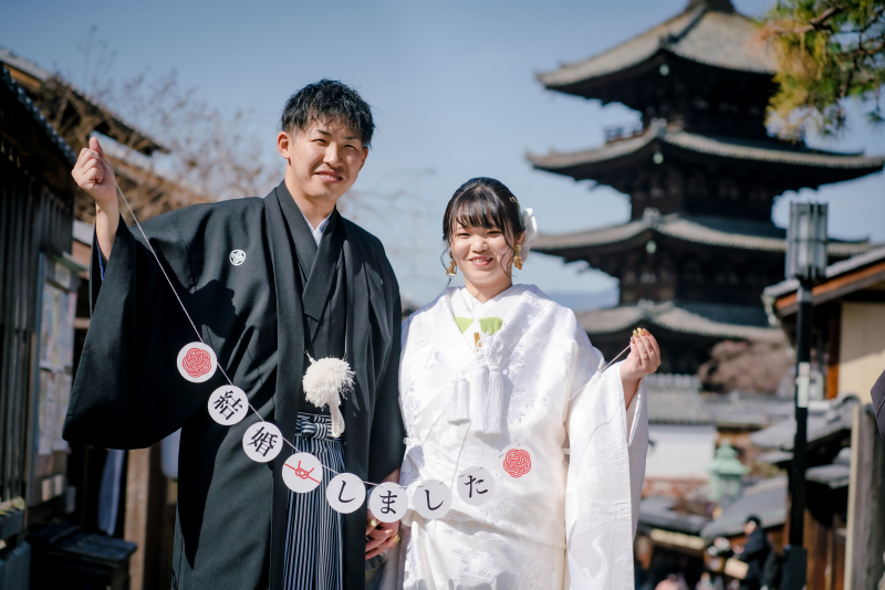 八坂の塔&times;神社仏閣で衣装1点ロケ撮影♪