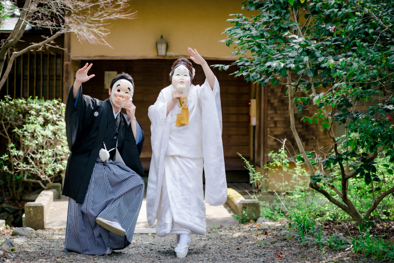 ひょっとこ＆おかめ