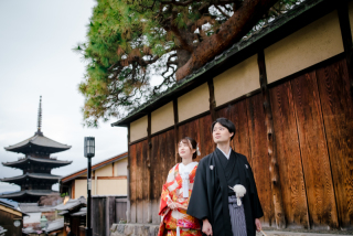 八坂の塔周辺にて衣装1点のロケ撮影！