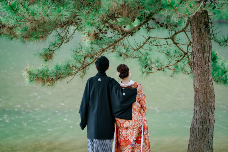 松と後ろ姿...♡