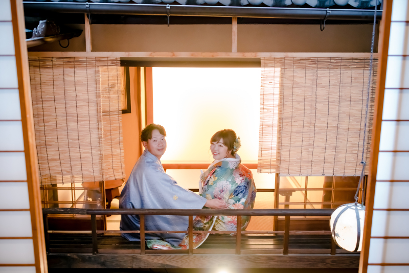 窓越しショット