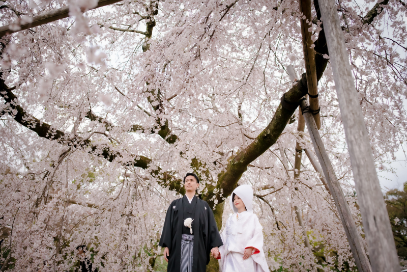 2ヶ所目は白無垢と綿帽子