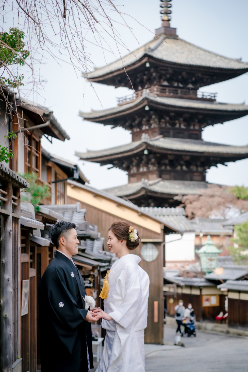 京都の街並み...