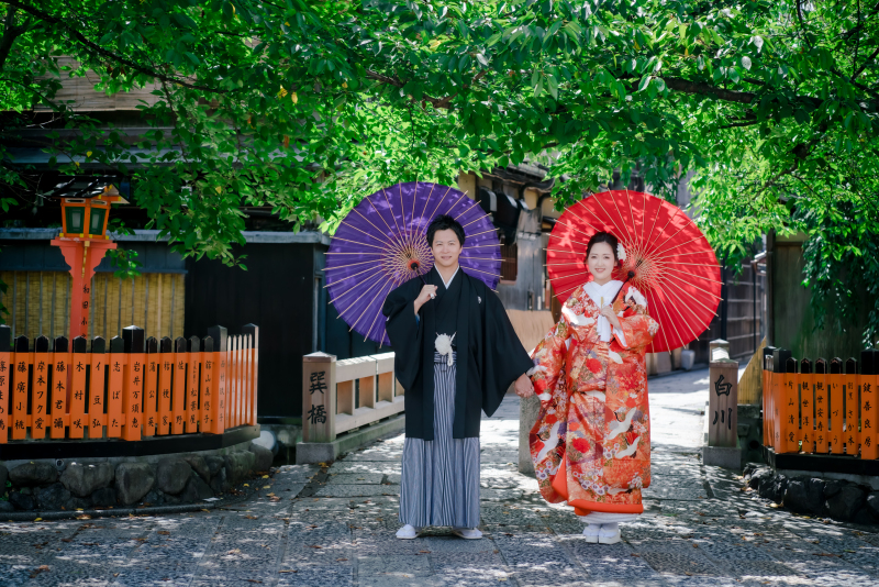 巽橋前から撮影スタート！