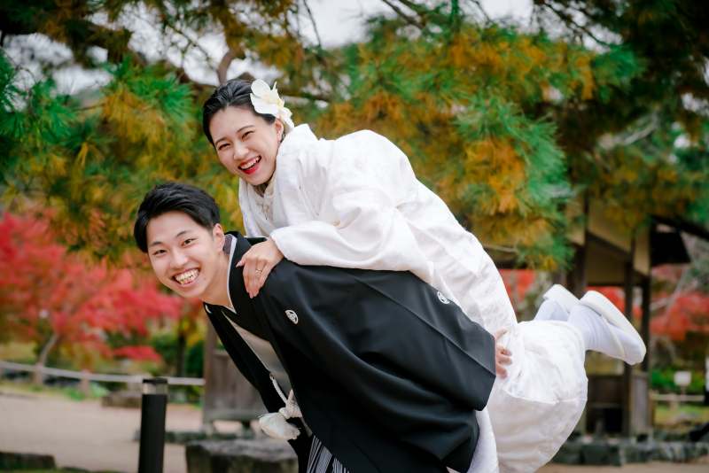 おんぶショット！