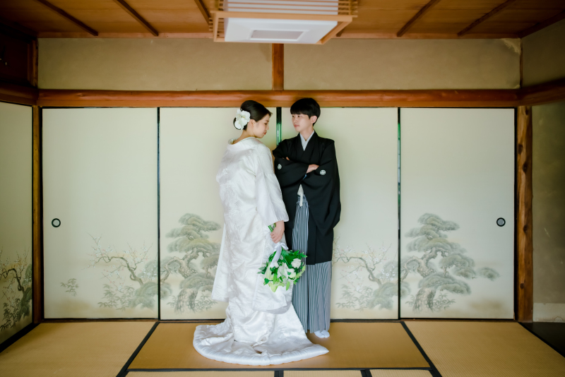 裾を下ろした打掛ショット！