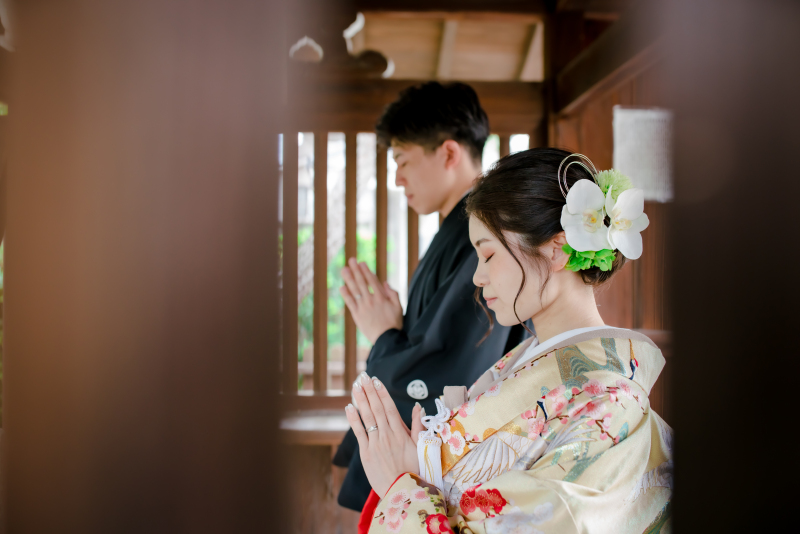 参拝ショットからスタート！