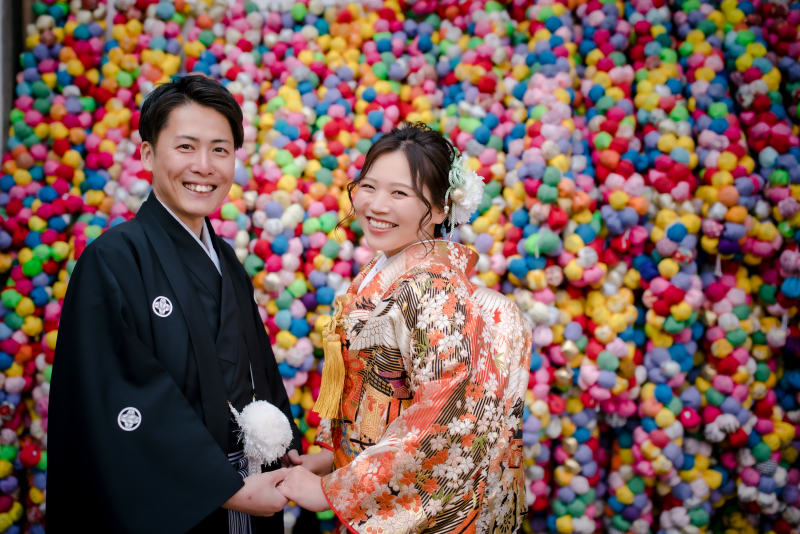 八坂庚申堂にて...