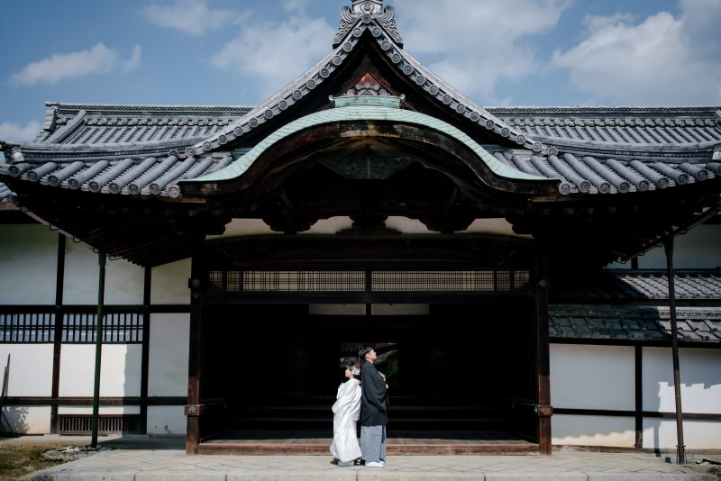 美女ゆかりのお寺にて