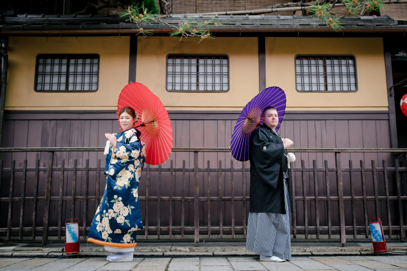 京都祇園の街並みにて衣装2点ロケ撮影！