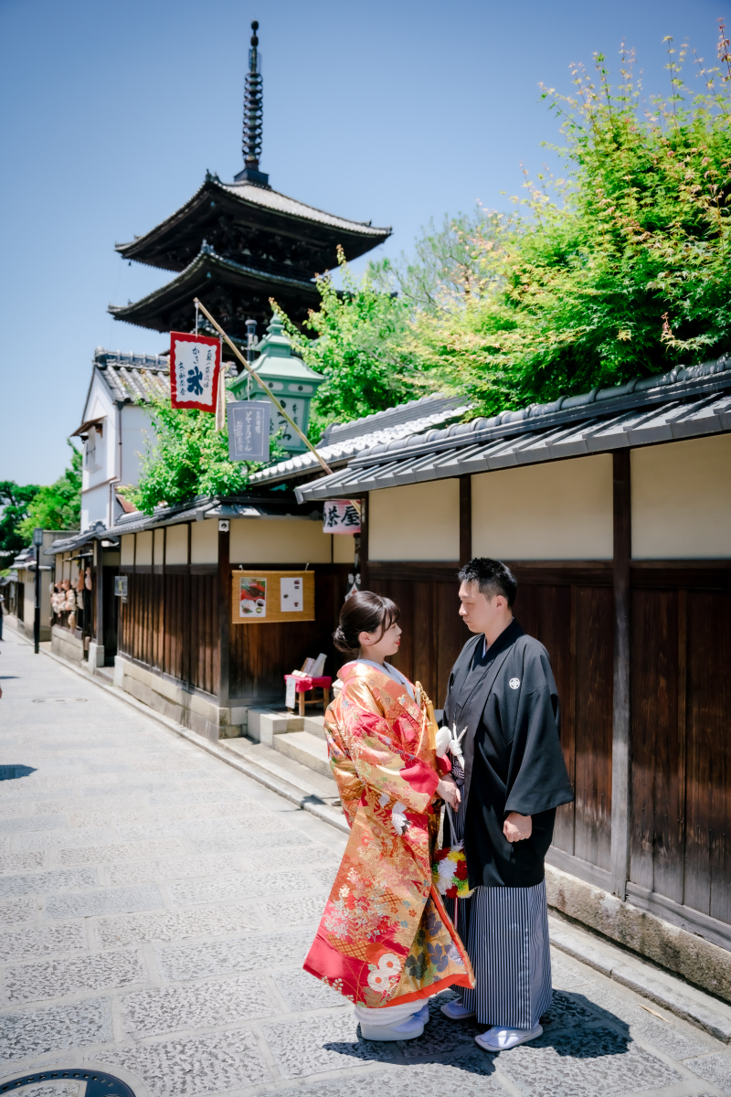 八坂の塔周辺へ移動！