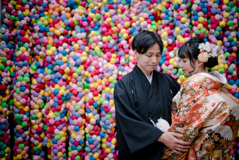 色とりどりに囲まれて