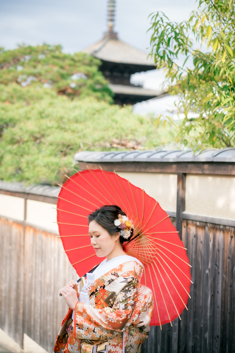 新婦様のソロショット